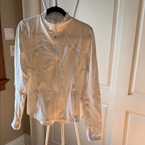 Lululemon Athletica White Bomber Jacket